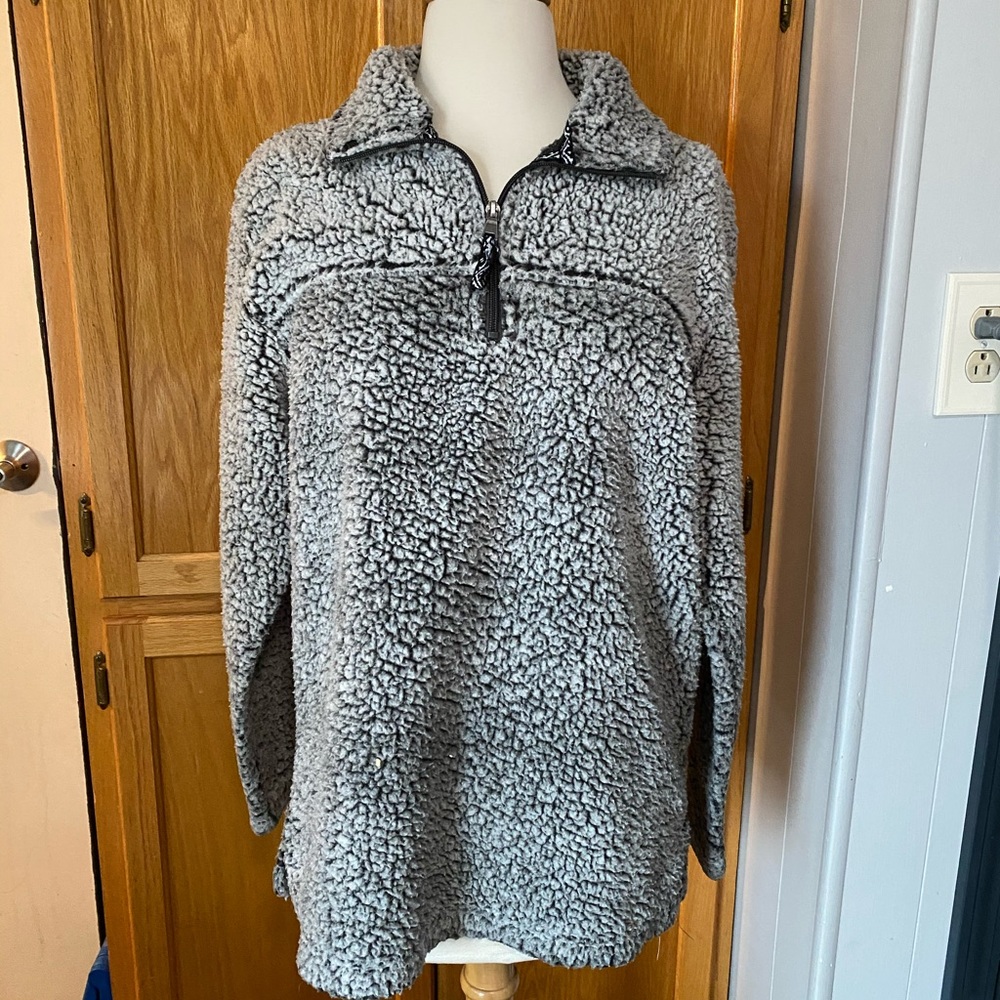 Sherpa quarter zip pullover